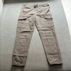 Boys Casual Cargo Pants - Gray